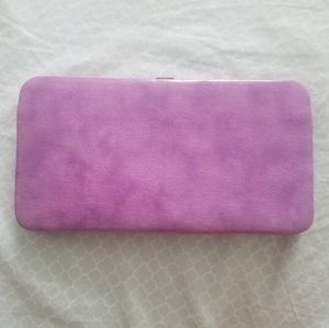 Like new purple clasp wallet